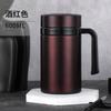 Nueva taza de oficina de negocios para hombres, taza de té de acero inoxidable 316 con asa, taza de agua portátil, personalización al por mayor