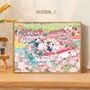 Pintura Digital DIY Panda Serie Animal con Caqui Simbolizando Buena Fortuna, Relleno y Coloración Hechos a Mano Pintura Decorativa para Alivio del Estrés