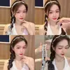 Diadema de Cadena Vintage Tela de Satén de Palacio Pinza para el Cabello Banda para el Cabello Verano para Mujer Bufanda de Seda Cinta Lazo para el Cabello Diadema