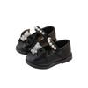 Zapatos para Niñas de 0 a 3 Años Primavera y Otoño Nuevos Suela Suave Punta Redonda Zapatos para Gateo Bebé Velcro Moño Estilo Princesa Zapatos Funcionales