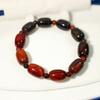 Pulseira de Ágata 10*14 Pulseira de Contas Pequenas Cilíndricas, Estilo Fino Unissex, Multicolorida, Pulseira Estilo Dez Yuan Atacado