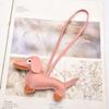 Modelo Transfronterizo Listo para Usar del Fabricante, Lindo Colgante de Dachshund, Material de Cuero, Colgante para Bolso de Mujer, Modelo Exquisito
