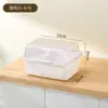 Caja de Almacenamiento para Vajilla de Bebé con Rejilla Escurridora para Biberones Caja de Almacenamiento Herramienta Especial para Alimentos Complementarios de Bebé Gabinete a Prueba de Polvo