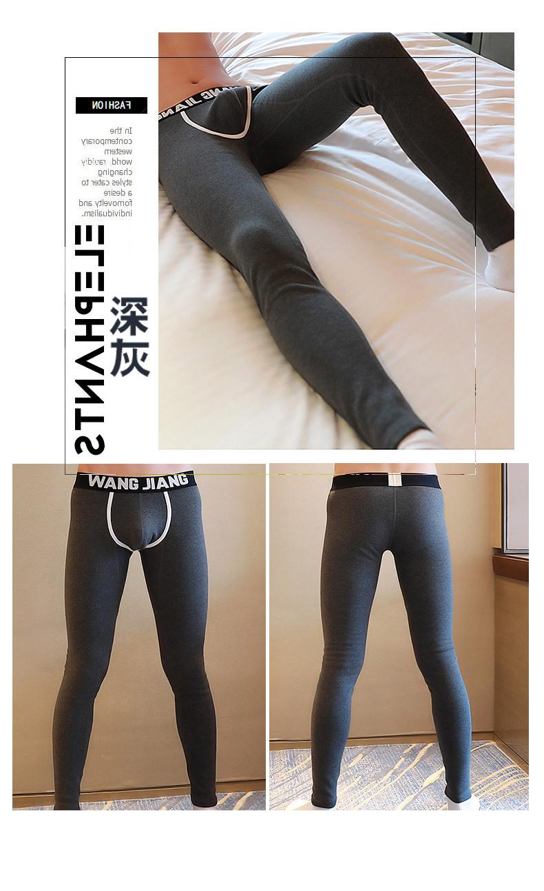 加绒加厚保暖裤秋裤男 (15)