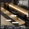 Mueble de TV Modelo Nuevo 2025, Gabinete de Pie para Sala de Estar, Mueble de TV Negro para Espacios Pequeños, Gabinete Angosto de Pie