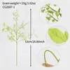 Rama de bayas amarillas artificial, 53 cm, flexible, flor artificial transfronteriza, bayas verdes