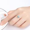PAG & MAG Anillo de Plata S925 Anillo Abierto Plata Tailandesa Juego Aobao Tamaño Ajustable Anillo de plata Simple y Elegante