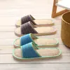 Pantuflas de Interior Esterilla de Paja Hogar Invitados Piso de Madera Hotel Especial Espuma Suela Suave Otoño e Invierno Lino Hotel Al por Mayor