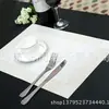 Jogo Americano Ecológico Porta-Retrato Diagonal PVC Jogo Americano Ocidental Estilo Japonês Estilo Europeu Tapete de Isolamento Térmico Tapete de Mesa de Jantar Tapete para Tigela Fácil de Lavar Secagem Rápida