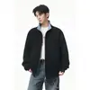 Cardigan de Retazos a Cuadros Retro Americano Nuevo Otoño 2026 para Hombre - Chaqueta de Algodón Chino para Hombre de 400G