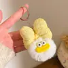 LLAVERO HECHO A MANO PARA EVENTOS CADENA MUÑECO DE PELUCHE COLGANTE DE MUÑECA BOLSA CON CORAZÓN DE NIÑA JOYERÍA COLGANTE PARA MUÑECA
