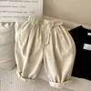 Calça Infantil 2026 Novo Estilo Calça de Pai Primavera e Outono para Meninos Estilosa Infantil Novo Estilo Bebê Solta Casual Calça para Criança Pequena