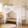 Mosquiteiro Dormitório Estudantil Cama de Solteiro Beliche Não Precisa de Suporte 2026 Novo Estilo Tecido de Rede Mosquiteira Malha Teto de Cama Anti-Mosquito