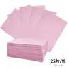 Suporte para Processamento e Personalização de Tapetes para Mesa de Manicure, Ferramentas de Limpeza de Tecido, Papel para Cílios, 125 Peças/Pacote, Tapetes Descartáveis para Mesa de Manicure