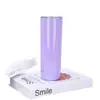 Taza recta aislada de acero inoxidable de 20 oz transfronteriza, taza recta térmica y de conservación del frío portátil de doble capa, portavasos de coche, vaso de agua, personalizable