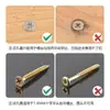 Tapas decorativas para tornillos Phillips de cabeza plana, se usan para cubrir las cabezas de los tornillos y ocultar imperfecciones