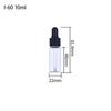 Al por mayor en stock 10 20 30 50 ml frasco gotero de aromaterapia con gotero para suero aceite esencial PET transparente de plástico dispensador
