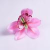 Cabeza de flor de Cymbidium de gran tamaño, decoración del hogar, flor de seda artificial, tocado, accesorios de fotografía
