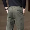 Pantalones Largos Casuales Nuevos para Hombre Primavera y Otoño 2026, Estilo Coreano Ajuste Delgado Pierna Recta, Elásticos de Moda Versátiles Pantalones Casuales Juveniles