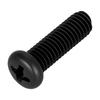 Acero al Carbono Negro Pm Tornillos de Máquina de Cabeza Redonda con Ranura Cruzada Cabeza Pan Tornillos para Electrodomésticos M1M1.4M2M3M4M5M6
