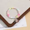 Pulsera infantil transfronteriza color gelatina de dibujos animados con cuentas, pulsera linda para niña bebé, pulsera de joyería para estudiante, pulsera de joyería