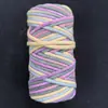 Corda de Pássaro para Ficar em Pé 12mm Corda Degradê Corda para Papagaio Corda Torcida de Três Fios Coleira para Pet Macaron Coleira para Cachorro Corda Tingida em Segmentos