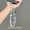 [Sonho de Borboleta Roxa] Corrente de Celular com Contas de Borboleta Roxa de Luxo Leve, Elegante de Indústria Pesada, Pingente de Bolsa Moderno e Versátil