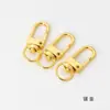 Fábrica en stock hebilla de puerta de aleación de zinc accesorios de hardware diy hebilla de conexión para equipaje hebilla colgante de llavero
