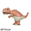 Carro de polícia fosco arco-íris fosco avião carro filhote bolo dinossauro aniversário balão fosco decoração de festa de aniversário