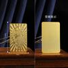 Cartão de Ouro Benmingnian Manjusri Bodhisattva 2024, Novo Talismã, Carteira para Celular, Cartão Portátil, Acabamento Requintado