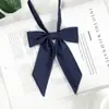 Gravata Borboleta de Cor Sólida para Meninas Uniforme Jk Cabo Pequeno Longo Acessórios de Uniforme Escolar Japonês Fato de Marinheiro Fato de Solteiro Gravata Borboleta da Temporada de Formatura