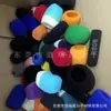 Cubierta de esponja para micrófono de color cubierta de esponja para micrófono de forma especial flocado con cubierta de esponja para micrófono de soporte de mesa fabricante