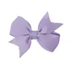 Pinza para el cabello de lazo de color sólido de Amazon transfronterizo, clip lateral para bebé, diadema para bebé de cola de milano para niños, venta al por mayor