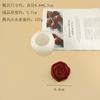 Molde de Silicone 3D Estéreo Rosa Vela Perfumada Cola Ornamento Chocolate Assar Mousse Bolo