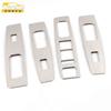 Adecuado para BAIC E-Series interruptor de elevalunas marco decorativo E-series acero inoxidable botón reposabrazos ventana accesorios de lentejuelas