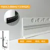 Rodapié Empotrado de Aleación de Aluminio con Yeso Pre-Empotrado, Zoclo de Piso en Forma de L, Rodapié Metálico Empotrado Invisible Oculto en Forma de H