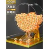 Máquina de Lotería Manual con Bolas de 2.7cm Máquina de Selección de Números de Gran Capacidad Acrílico Redondo Evento Promocional de la Fortuna
