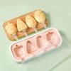 Molde para helado casero de silicona, molinillo de helado, herramientas para hacer palitos de queso con dibujos animados para niños