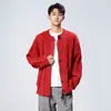 Cardigan de Tricô Trançado Estilo Old Money Outono/Inverno 2026 para Homens, Malha Casual Simples Preguiçosa Chique Roupa de Exterior