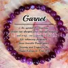Temu Xiyin Tk Amazon Pulsera Popular Transfronteriza Pulsera de Piedra Natural Amatista Venta Caliente Europea y Americana Nuevo Al Por Mayor