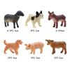 Pequeno animal de fazenda 12 pequenos animais de aves gato cachorro Gado Ovelha Porco coelho galinha pato ganso Galo galinha