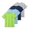 Camiseta de Verano para Niños 2026 Modelo Nuevo para Niños, Manga Corta de Secado Rápido, Transpirable de Malla, Corte Holgado, Camiseta Deportiva para Niños Pequeños