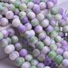 Novo 10mm Jade Esmagado Gelo Crack Contas de Porcelana Candy Color Glaze Contas Redondas DIY Pulseira Jóias Acessórios Material Contas a Granel