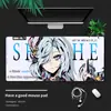Mouse pad grande anime cyberpunk transfronteiriço, tapete de mesa para jogos inspirado em tecnologia, apoio para teclado de computador, borracha antiderrapante