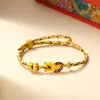 Pulsera tejida a mano con cuerda colorida multicapa del Festival del Bote del Dragón, Hilo de cinco colores, Cuerda roja para hombres y mujeres, Estilo adulto, Accesorio de mano del Festival de Mayo