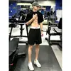 Pantalones Cortos Deportivos Estilo Americano Azul Marino para Hombre, Pantalones Casuales de Verano para Correr al Aire Libre y Entrenamiento Físico, Shorts de Baloncesto