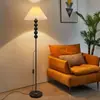 [Transfronteiriço] Atmosfera Vintage Estudo Quarto Concha Luminária de Cabeceira Sala de Estar Sofá Estilo Francês Quarto Pérola Beleza Original Luminária de Chão