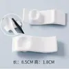 Descansapalillos de cerámica, mesa de comedor de hotel, blanco puro, portapalillos de doble propósito, soporte para palillos, almohada para palillos, bandeja para palillos, descansapalillos para el hogar