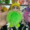 Venta al por mayor Colgante de Bola de Piel de Zorro Real Muñeca Accesorios para Bolsa Llavero de Piel de Felpa Estilo Coreano Moderno