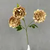 Flores de Peonía Corona Artificial Arreglo Floral de Boda Ramo Decorativo Decoración del Hogar Arreglo Floral Flores Artificiales Flores de Seda Hechas a Mano